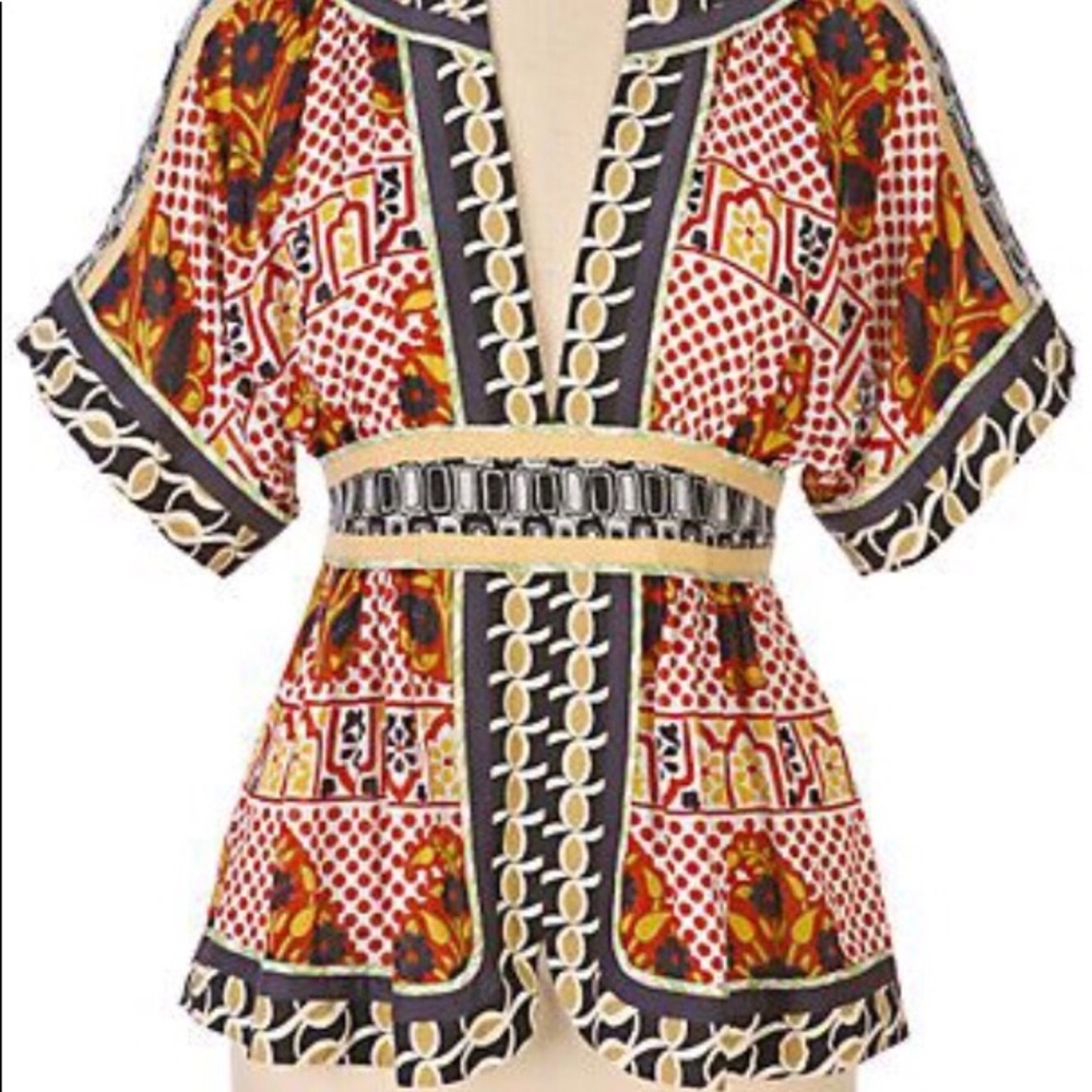 NWT Anthropologie Le Souk Blouse by McGinn Sz Small